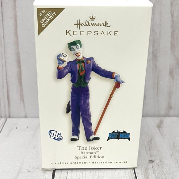 Hallmark Keepsake Ornament 2008 The Joker Batman Special Edition DC Universe NIB - Picture 1 of 8